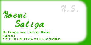 noemi saliga business card